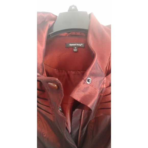 Samuel Dong dressy trench coat. Medium - Picture 4 of 6